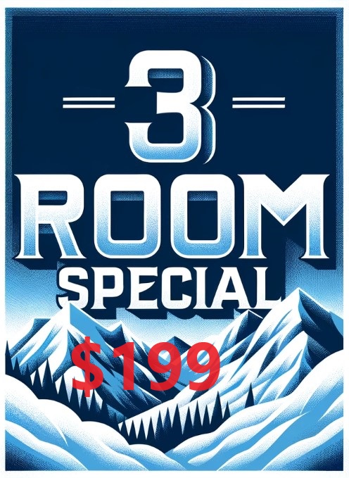 Carpet Cleaning Special deal 3 rooms for $199