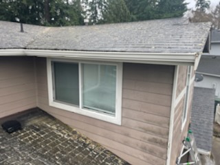 Gutter front cleaned by Chinook Services