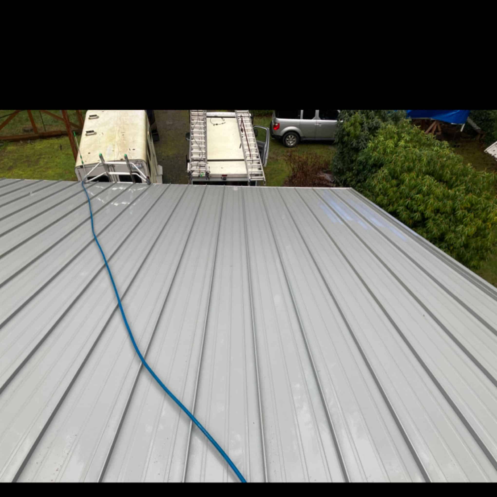 after roof cleaning photo