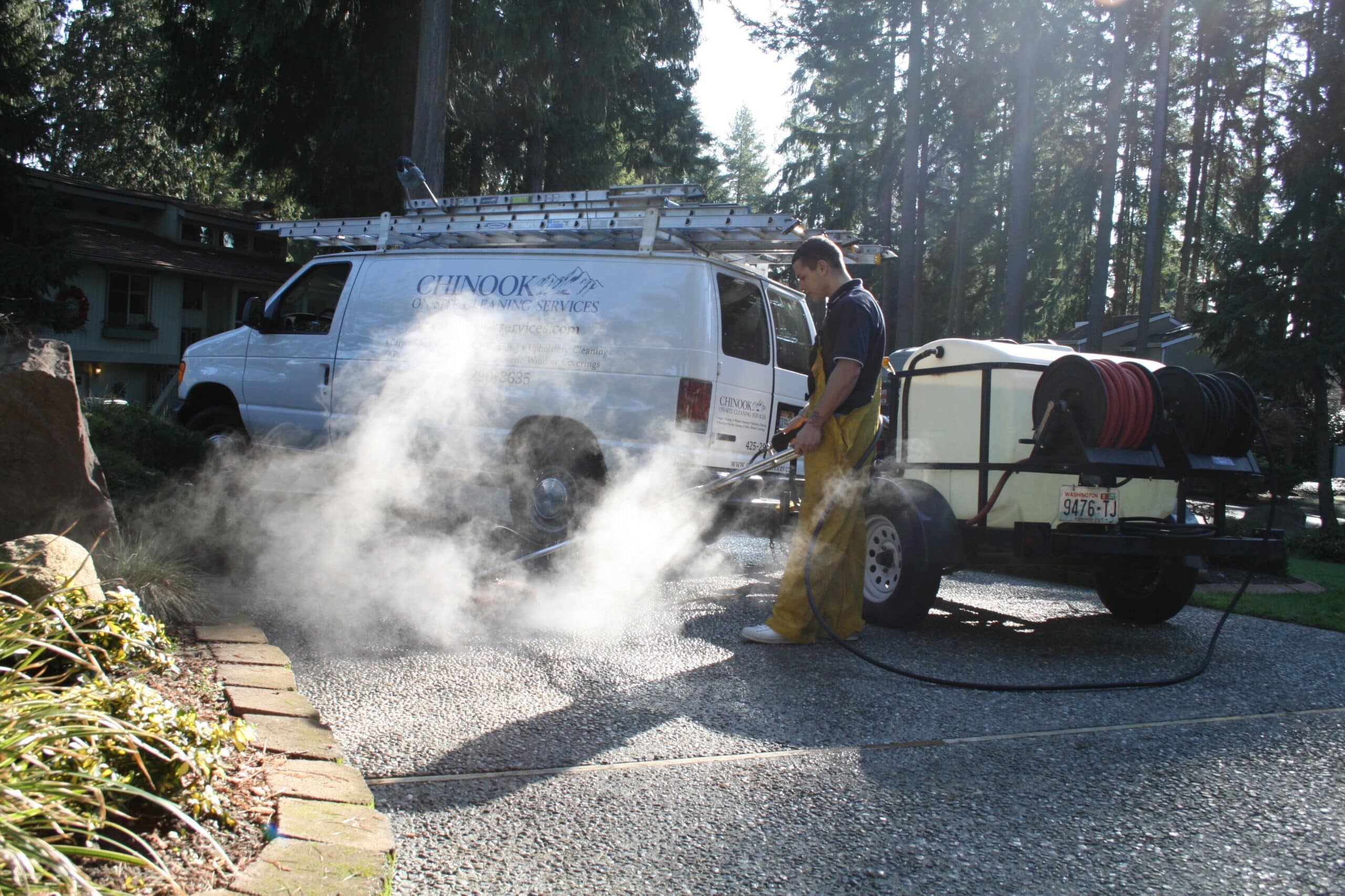 Pressure washing in Novelty Hill