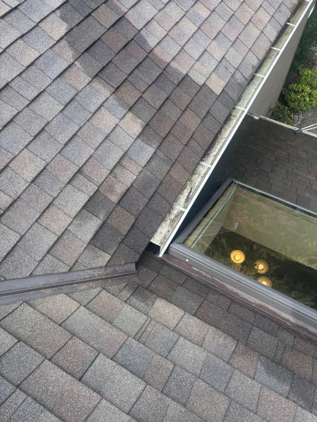 After gutter cleaning Crown Hill neighborhood.