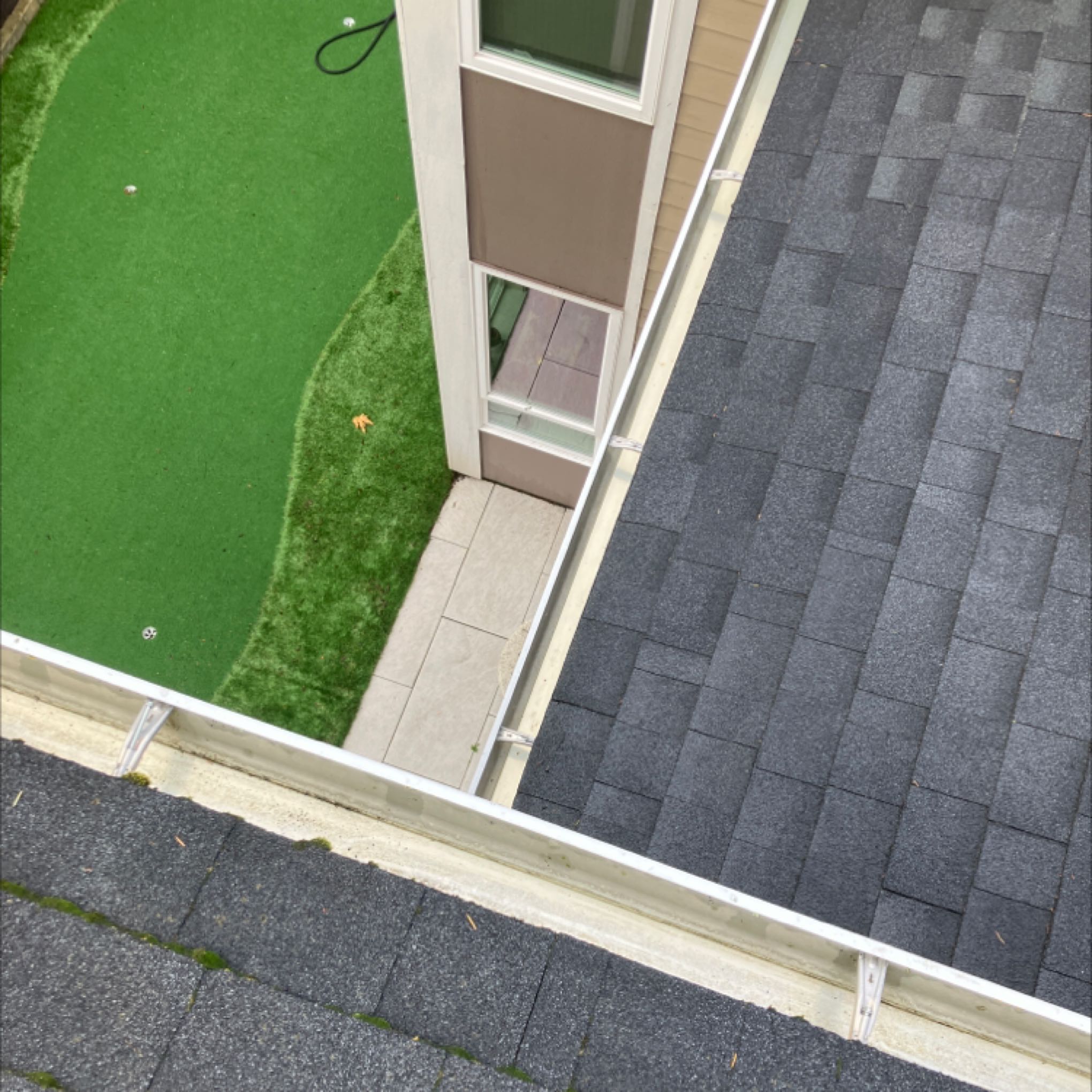 Gutter cleaning after service complete in Lake Stevens, WA