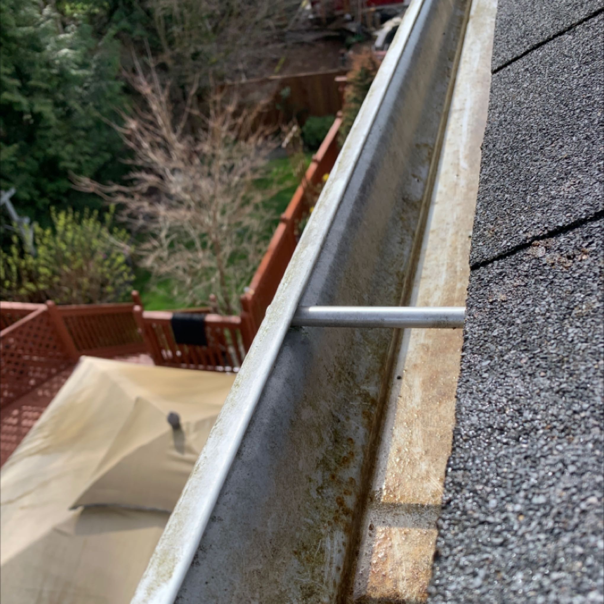 After gutter cleaning service Index, WA