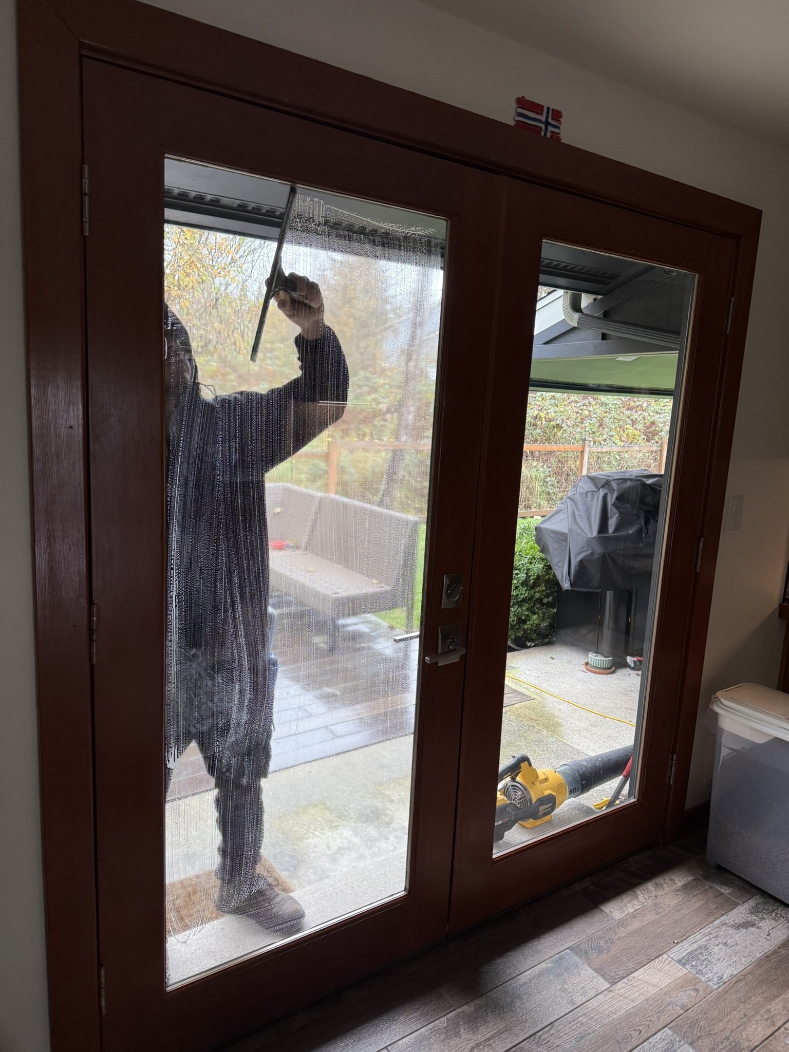 Cleaning windows in Mill Creek WA