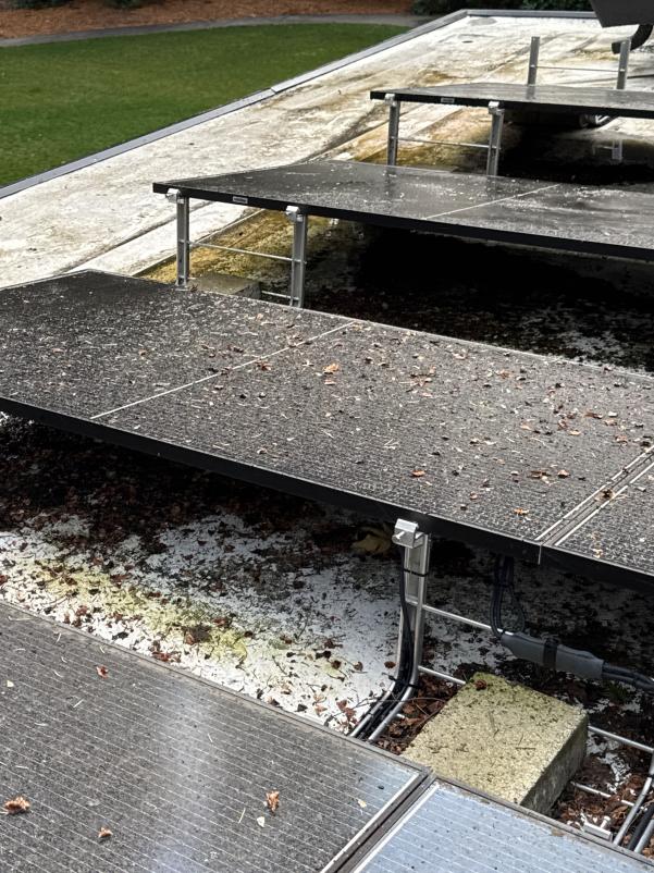 Flat Roof cleaning and solar panel cleaning Seattle WA