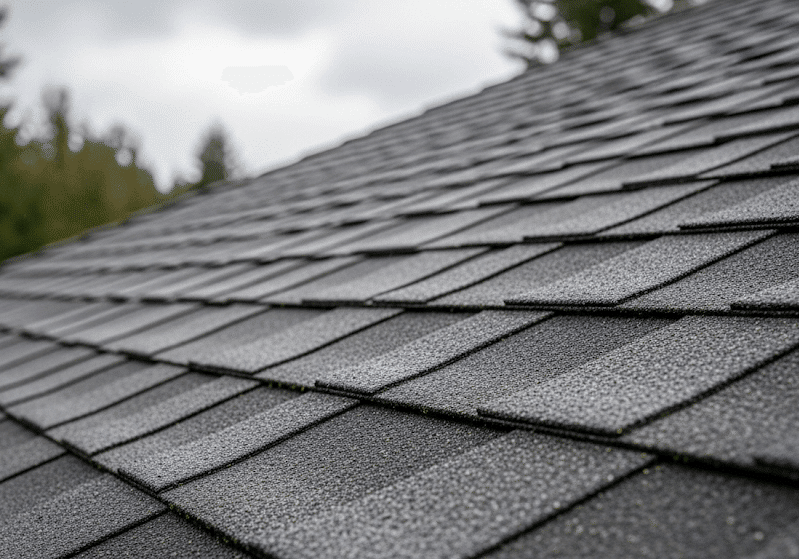 A Chinook Services worker performing a thorough roof cleaning on the property in Seattle, ensuring the home is well-maintained and its exterior looks impeccable for a seamless sale.